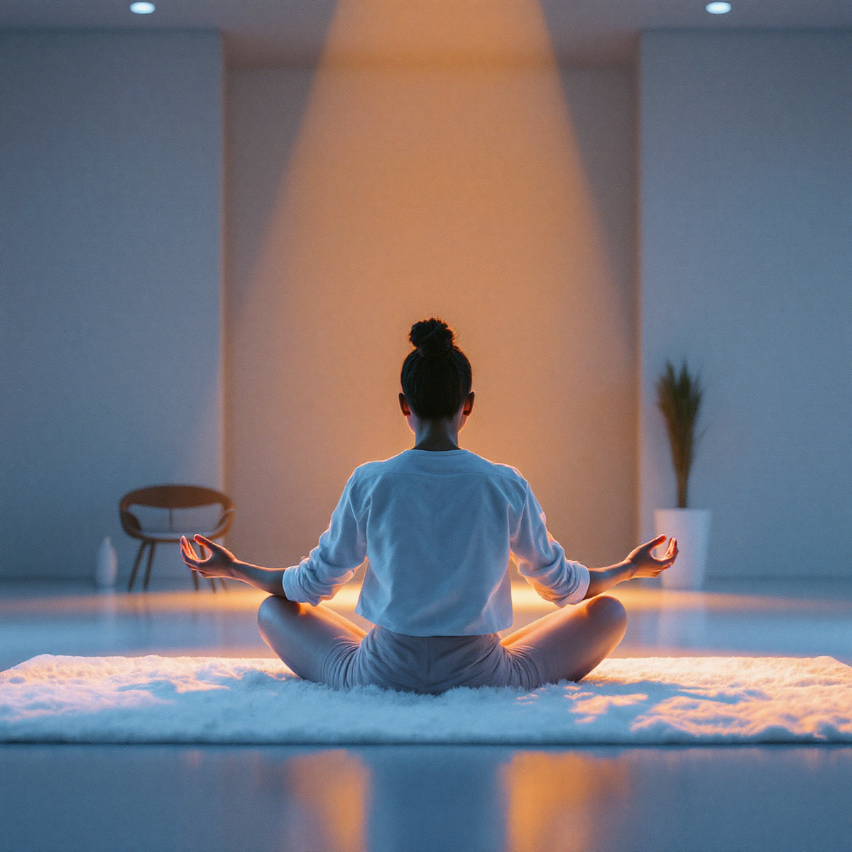 Calm wellness setting for anxiety support